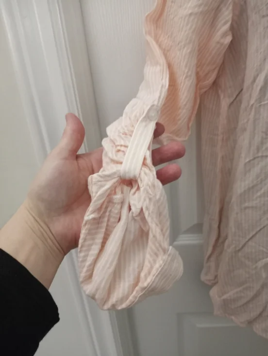 PINK ROSE button Down Top - Picture 2 of 4